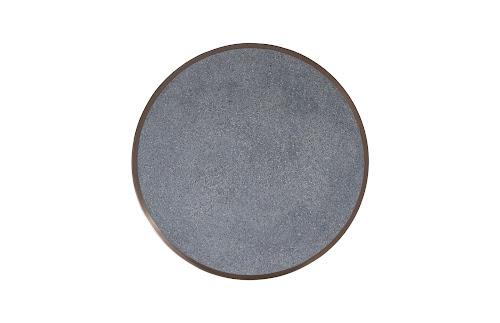 Phillips Collection Kono Resin Bronze Finish Concrete Composite Top Side Table