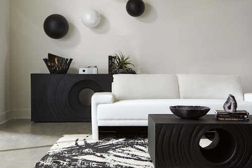 Phillips Collection Ball on the Wall Small Matte Black Accent