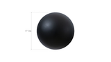 Phillips Collection Ball on the Wall Medium Matte Black Accent