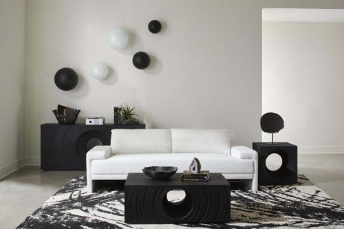 Phillips Collection Ball on the Wall Medium Matte Black Accent