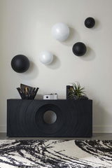 Phillips Collection Ball on the Wall Medium Matte Black Accent