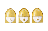 Phillips Collection Fashion Faces Wall Art Small White and Gold Leaf Set of 3 Accent