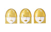Phillips Collection Fashion Faces Wall Art Small White And Gold Leaf Set Of 3 Accent