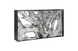 Phillips Collection Cast Root Metal Framed  Table Resin Silver Leaf SM Console