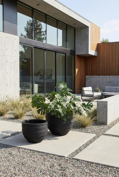 Phillips Collection June , Black, SM Black Planter