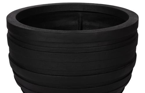 Phillips Collection June , Black, SM Black Planter
