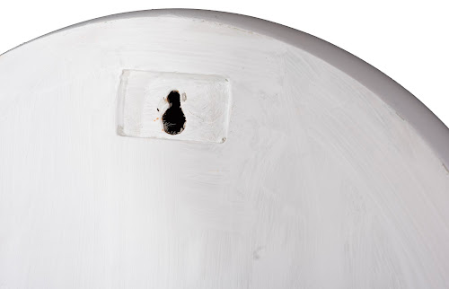 Phillips Collection Sphere-In-Half Pearl White Accent