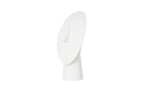 Phillips Collection Cycladic Head, Sculpture, Oval White Stone Accent