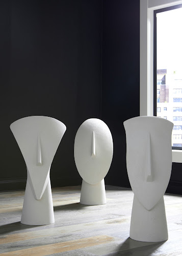 Phillips Collection Cycladic Head, Sculpture, Triangle White Stone Acc ...