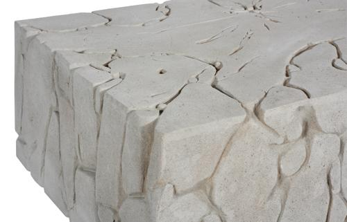 Phillips Collection Chunk , Rectangle Roman Stone Coffee Table