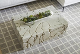Phillips Collection Chunk , Rectangle Roman Stone Coffee Table