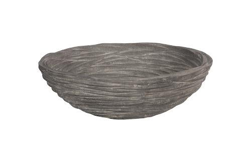 Phillips Collection Waves Large Gray Bowl
