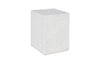 Phillips Collection String Theory Pedestal White Stone Small Accent
