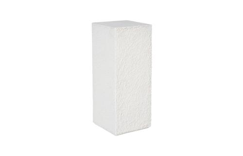 Phillips Collection String Theory Pedestal White Stone Medium Accent