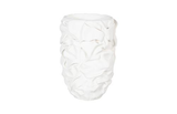 Phillips Collection Drape White Stone Planter