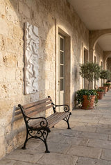Phillips Collection Drape Wall Art White Stone Accent