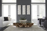 Phillips Collection Drape Wall Art White Stone Accent