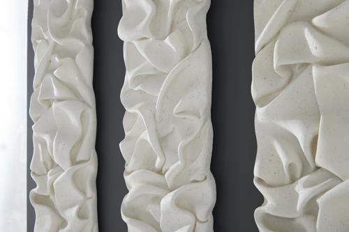 Phillips Collection Drape Wall Art White Stone Accent