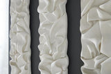 Phillips Collection Drape Wall Art White Stone Accent
