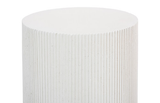 Phillips Collection Groovy , White Stone White Side Table