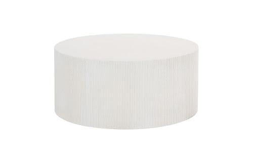 Phillips Collection Groovy , White Stone White Coffee Table