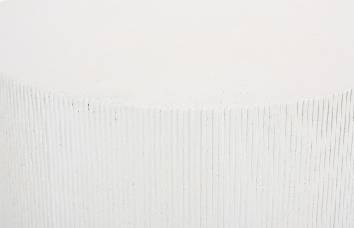 Phillips Collection Groovy , White Stone White Coffee Table