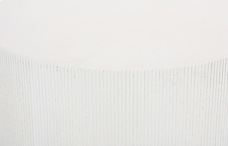 Phillips Collection Groovy , White Stone White Coffee Table