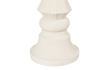 Phillips Collection Bishop Chess Sculpture Cast Stone White Accent