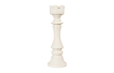 Phillips Collection Rook Chess Sculpture Cast Stone White Accent