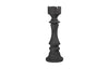 Phillips Collection Rook Chess Sculpture Cast Stone Black Accent