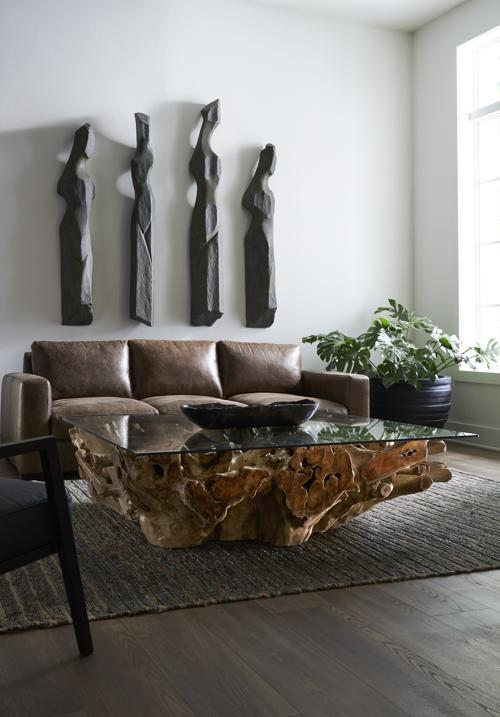 Phillips Collection Cast Women Wall Art, E, Splinter Stone Finish Green Accent
