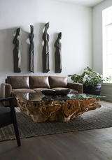 Phillips Collection Cast Women Wall Art, E, Splinter Stone Finish Green Accent