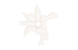 Phillips Collection Contour Cast Root Flower Wall Art White Stone Accent