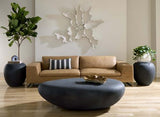 Phillips Collection Contour Cast Root Flower Wall Art White Stone Accent