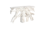Phillips Collection Contour Cast Root White Stone Console