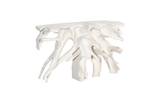 Phillips Collection Contour Cast Root White Stone Console