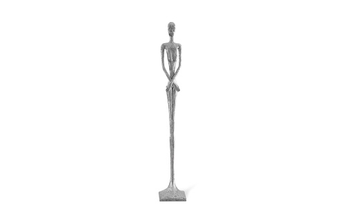 Phillips Collection Lottie Sculpture Resin Silver Leaf Accent