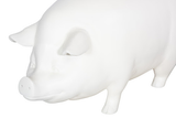 Phillips Collection Pig Sculpture Standing Off White Accent