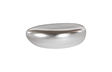 Phillips Collection River Stone , Silver Leaf, Small Silver Coffee Table