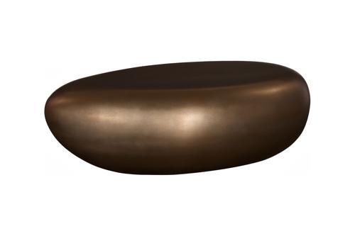Phillips Collection River Stone Bronze Small Coffee Table