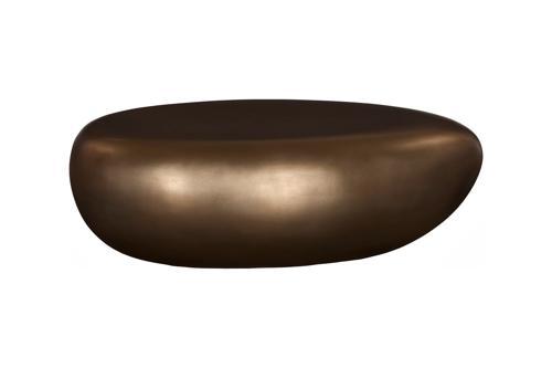 Phillips Collection River Stone Bronze Small Coffee Table
