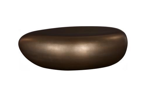 Phillips Collection River Stone Bronze Small Coffee Table