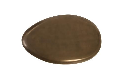 Phillips Collection River Stone , Bronze, Large Brown Coffee Table