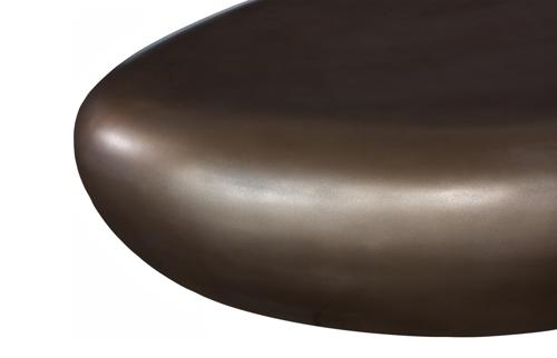 Phillips Collection River Stone Bronze Large Coffee Table