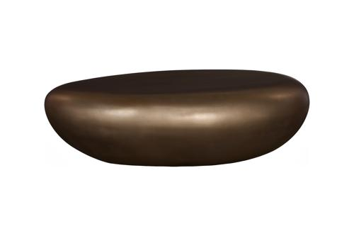 Phillips Collection River Stone Bronze Large Coffee Table