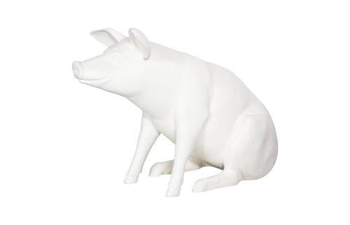 Phillips Collection Happy Pig Off White Accent