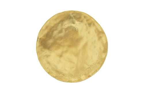 Phillips Collection Cast Oil Drum Wall Discs Gold Leaf Set of 4 Wall Art