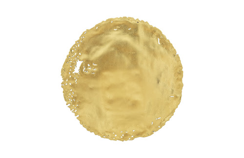 Phillips Collection Cast Oil Drum Wall Discs Gold Leaf Set of 4 Wall Art