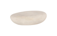 Phillips Collection River Stone , Roman Stone, Large Off White Coffee Table