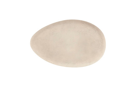 Phillips Collection River Stone , Roman Stone, Large Off White Coffee Table